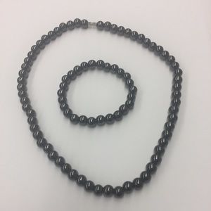 Matching magnet bracelet and necklace